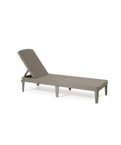 OUTLET - DIFETTI ESTETICI - SDRAIO LETTINO PRENDISOLE KETER "JAIPUR SUNLOUNGER" COLORE CAPPUCCINO, 187,5X58X29 CM